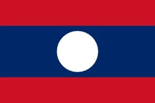 라오스 국기